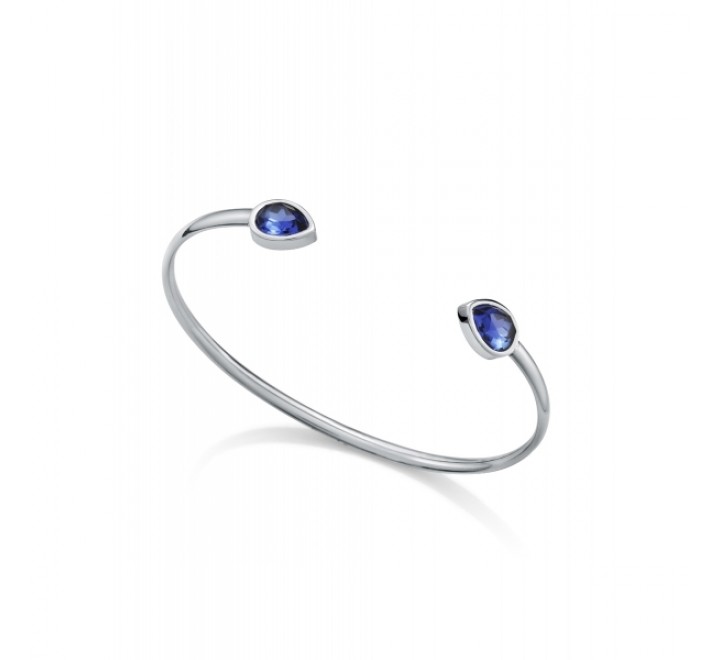 PULSERA VICEROY 75256P01013 ABIERTA ACERO CIRCONITA AZUL