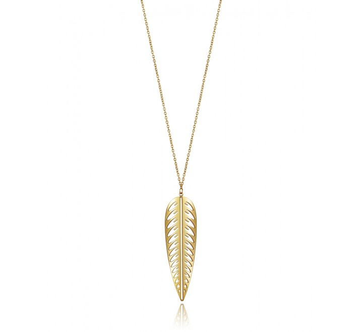 COLLAR VICEROY 75267C01012 LARGO ACERO DORADO PLUMA