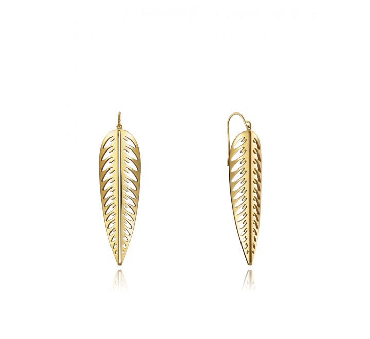 PENDIENTES VICEROY 75267E01012 ACERO DORADO PLUMA GANCHO