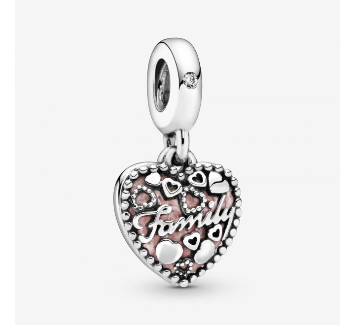 CHARM PANDORA PLATA CORAZON FAMILY 796459EN28