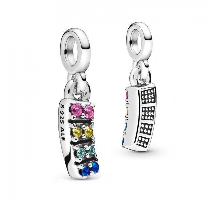 CHARMS PANDORA ME 798390NRGMX PLATA CIRCONITAS COLORES