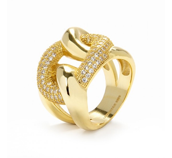 ANILLO LUXENTER PLATA DORADA Nº16 RUNGA T2003Y0016
