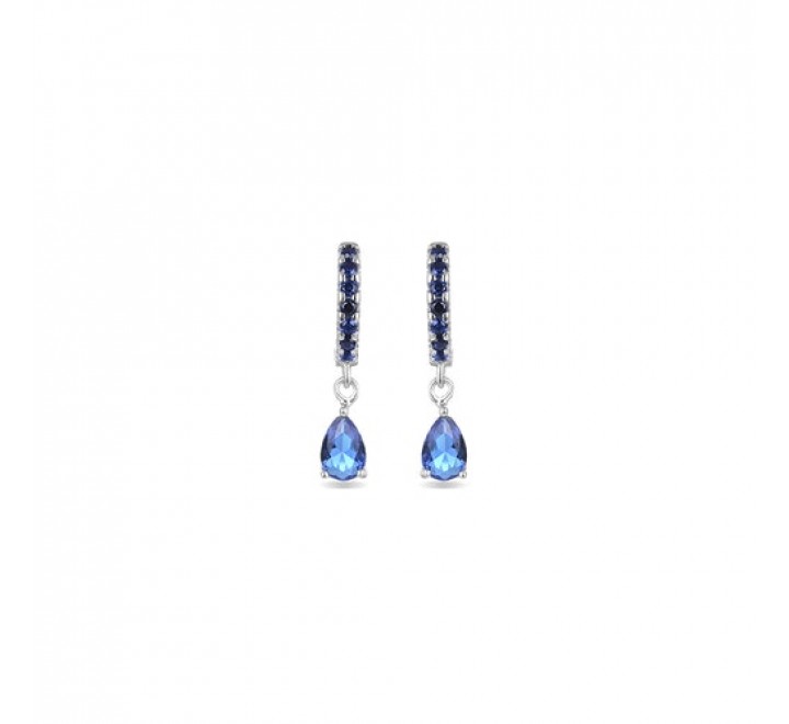 PENDIENTES LUXENTER PLATA ZAFIRO AZUL EG1000200