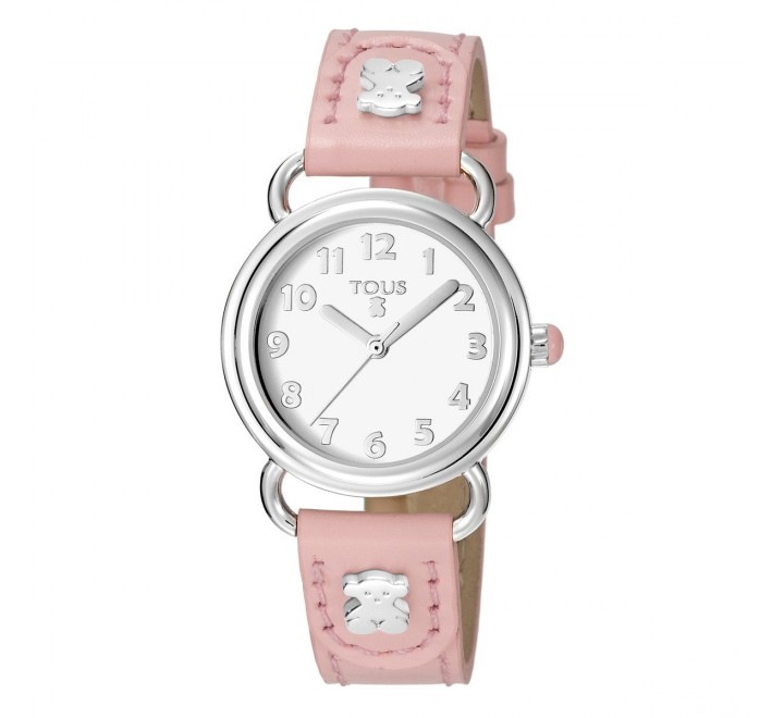 RELOJ TOUS NIÑA 500350180 CORREA PIEL ROSA