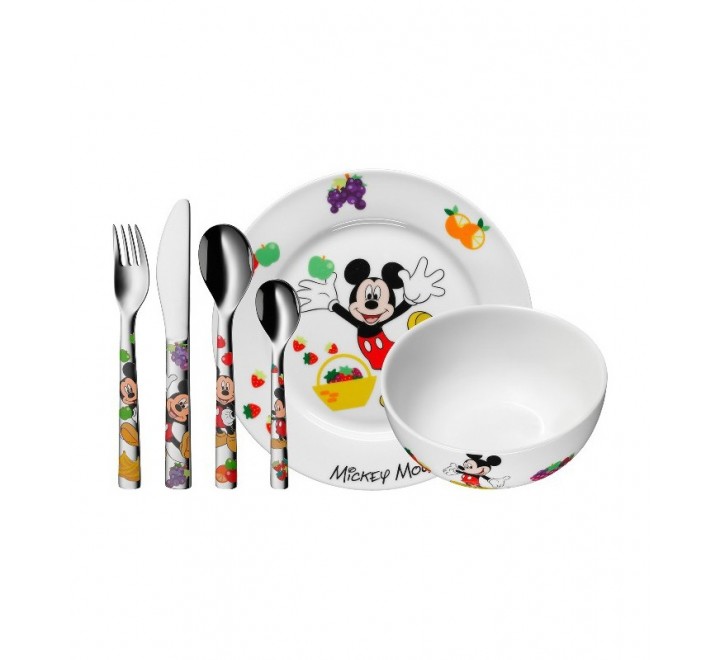 VAJILLA 09601 6 PIEZAS MICKEY MOUSE