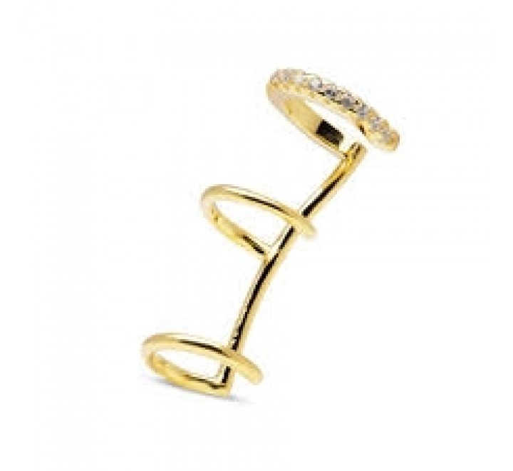 PENDIENTE LUXENTER EH299Y0000 EARCUFF PLATA CHAPADA LISA