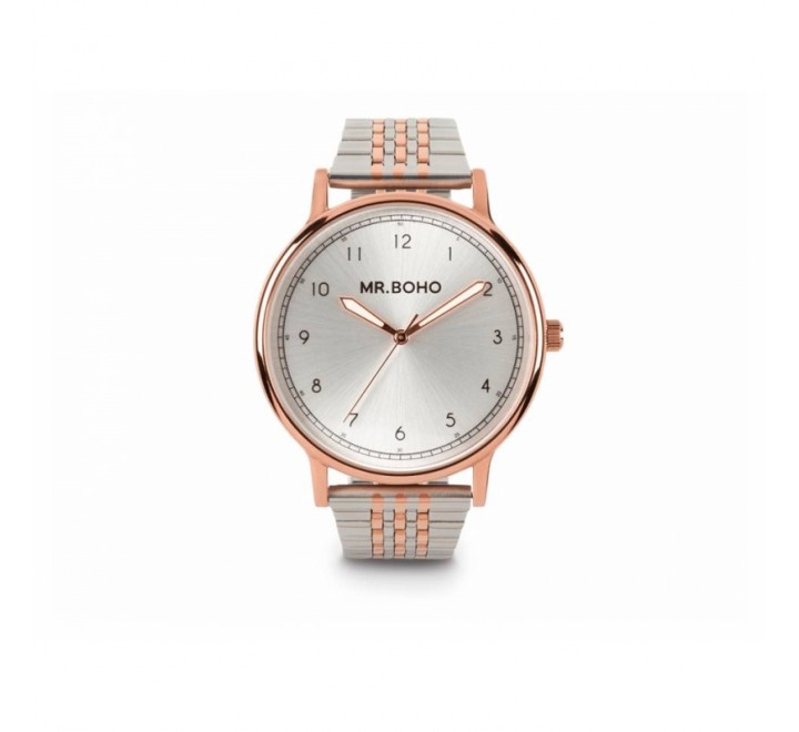 RELOJ MR BOHO CABALLERO EN ACERO BICOLOR 00728946