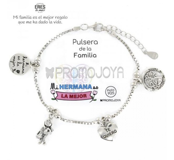 PULSERA PROMOJOYA METAL BA?ADO PLATA HERMANA 9126248