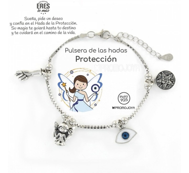 PULSERA PLATA HADAS DE LA PROTECCION 9109387