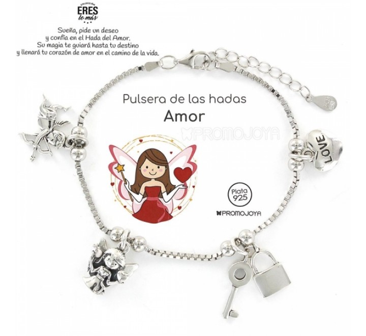PULSERA PLATA HADAS DEL AMOR 9109389