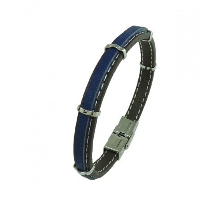 PULSERA IVOIRE C3030783 CUERO AZUL MARRON