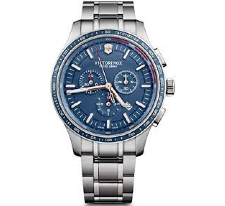 RELOJ VICTORINOX V241817 ACERO ESFERA AZUL CRONO SWISS ARMY