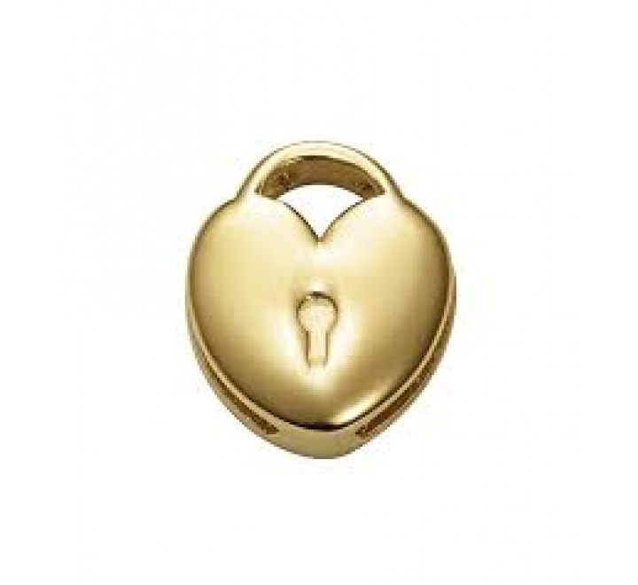 CHARMS VICEROY ACERO DORADO CANDADO CORAZON 1358M01012C