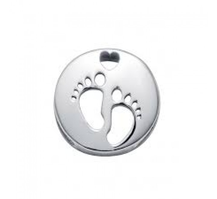 CHARMS VICERY ACERO PIES CORAZON 1358M01010P