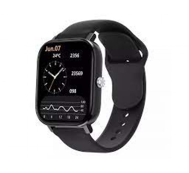 RELOJ LISKA SMARTWATCH SILICONA NEGRA CAJA NEGRA SV-07FD-1