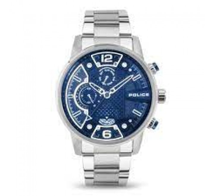 RELOJ POLICE ACERO ESFERA AZUL Y GRIS PEWJK2203303