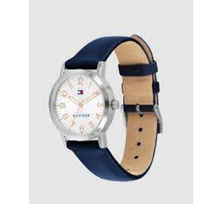 RELOJ TOMMY HILFIGER CORREA PIEL AZUL CAJA ACERO 1782175