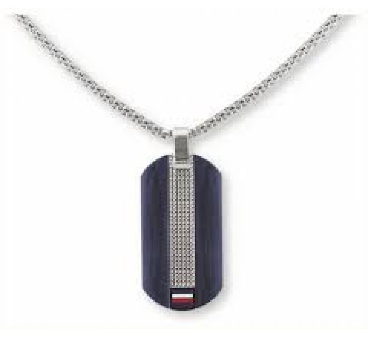 COLLAR TOMMY HILFIGER ACERO COLGANTE BICOLOR 2790317