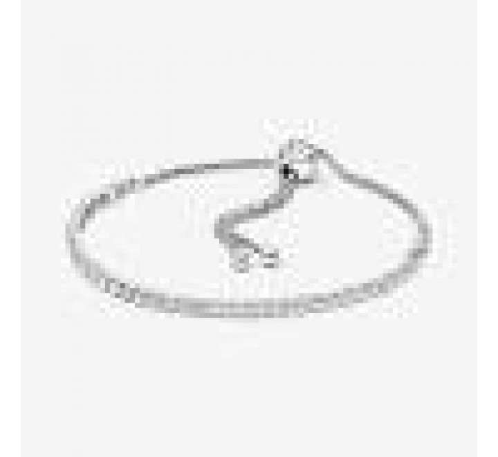 PULSERA PANDORA PLATA EN HILO LUMINOSO 23CM 599375C01-1