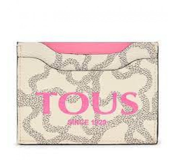 TARJETERO TOUS KAOS LEGACY BEIGE-ROSA 295900572 2001704613