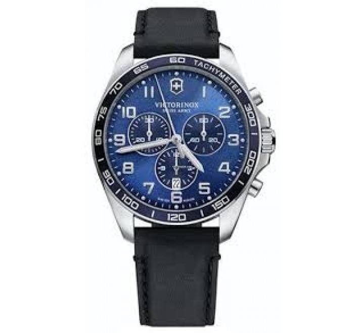 RELOJ VICTORINOX V241929 CORREA PIEL NEGRA MAQUINARIA SUIZA