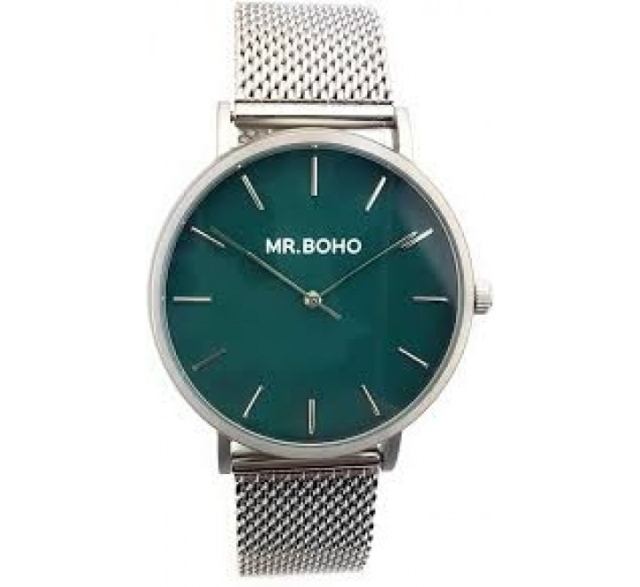 RELOJ MR BOHO 00728293 ACERO ESTERILLA ESFERA VERDE OSCURO