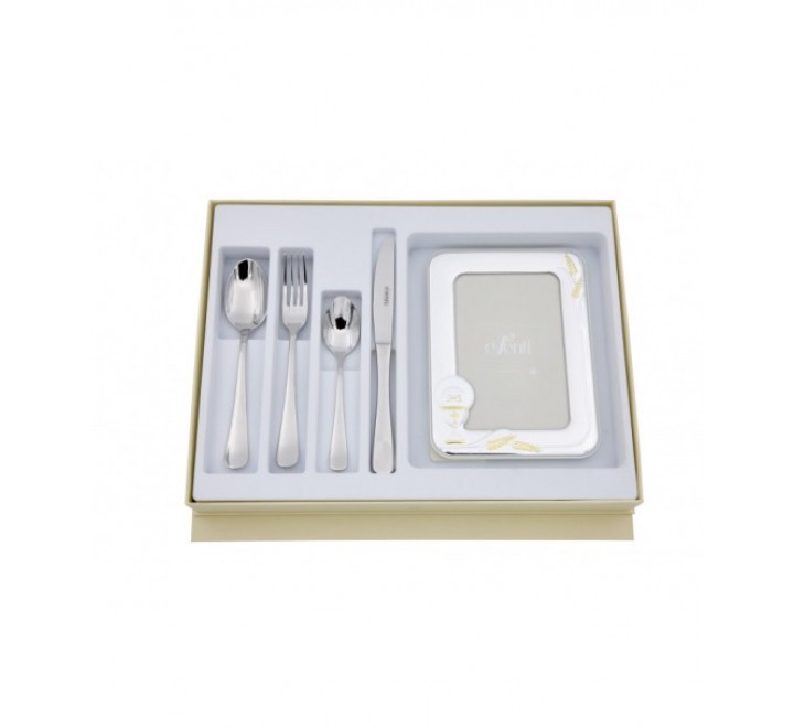 SET CUBIERTOS Y PORTAFOTOS COMUNION 10X15 GA1150/1