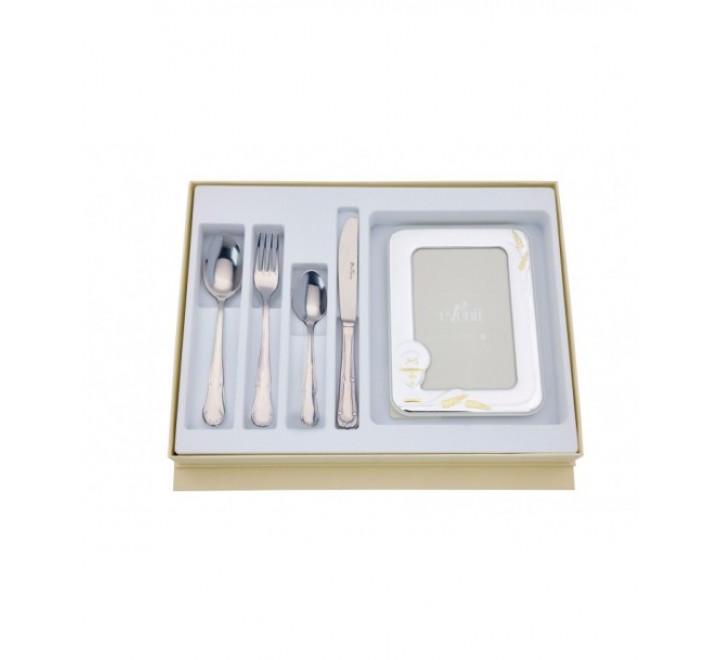 SET CUBIERTOS Y PORTAFOTOS COMUNION 10X15 GA1150/2