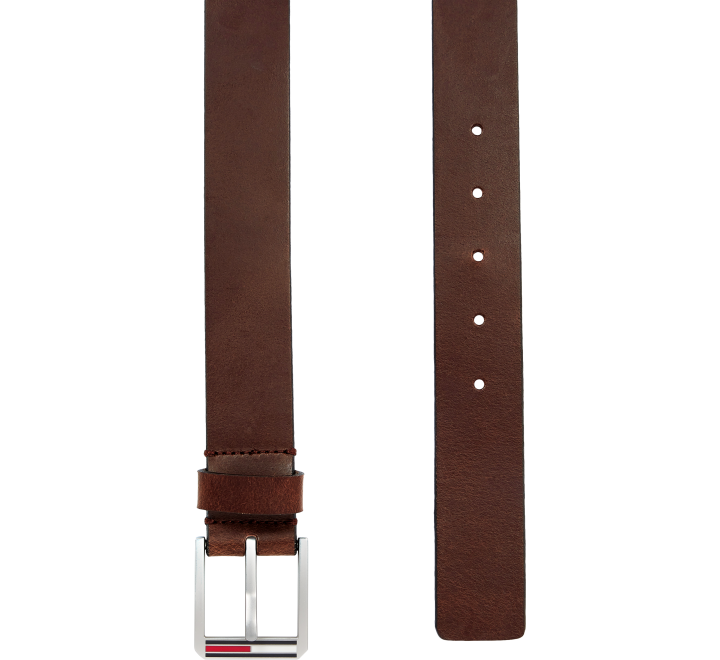 CINTURON TOMMY HILFIGER CUERO MARRON 105CM AM0AM10380GB8