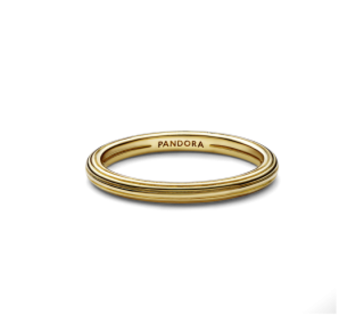 ANILLO PANDORA ME PLATA DORADA LISO N?16 169591C00-56