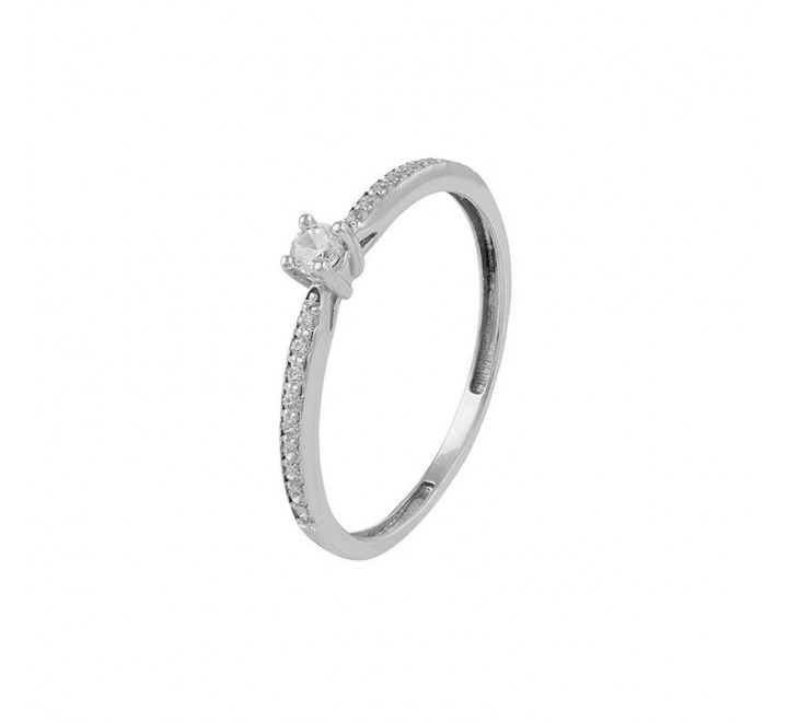 ANILLO ORO BLANCO DIAMANTE 2,30M Y 18 1,10M GRN-101-081-16