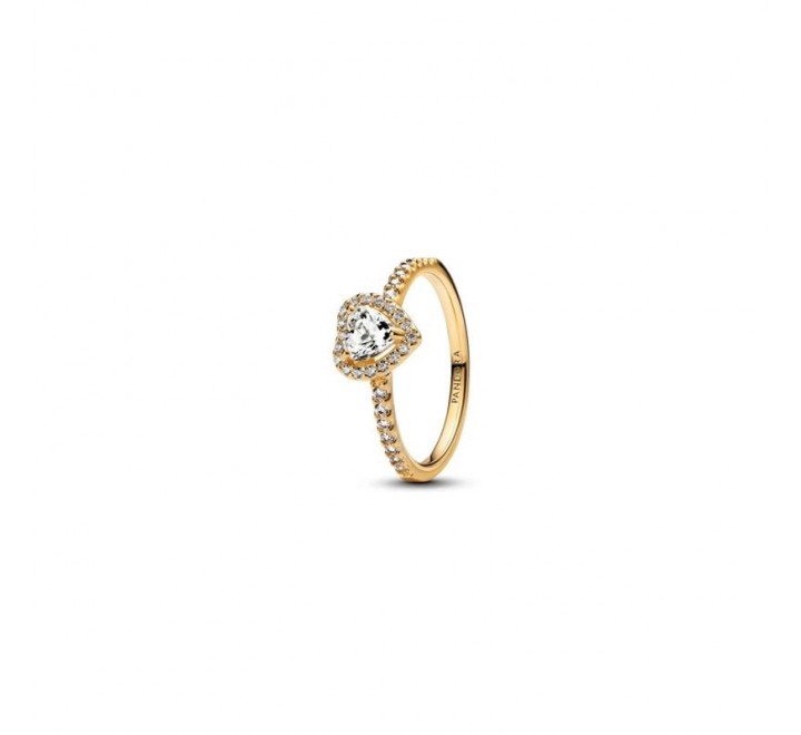 ANILLO PANDORA 168421C01-56 CORAZON EN RELIEVE