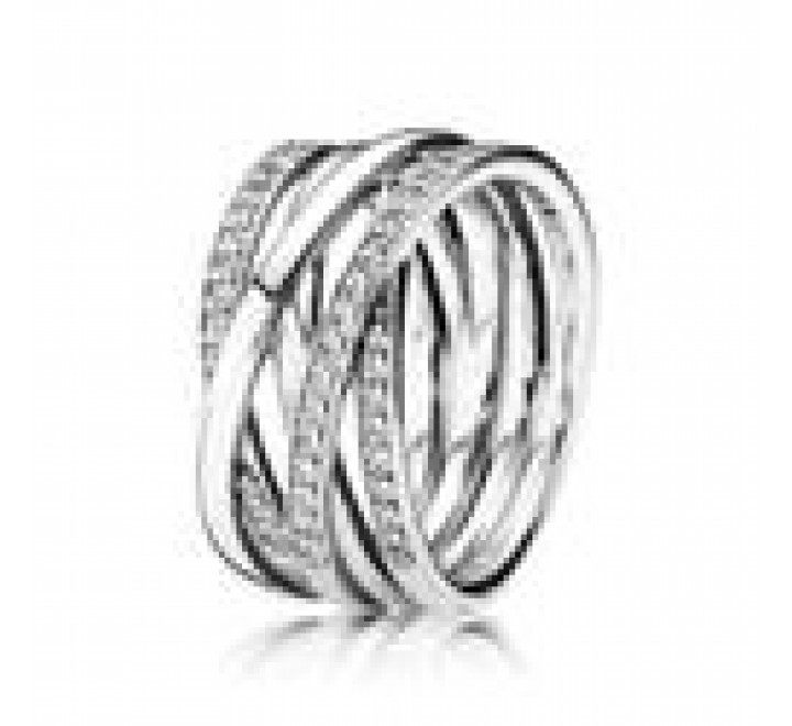 ANILLO PANDORA 190919CZ-58 LINEAS BRILLANTES