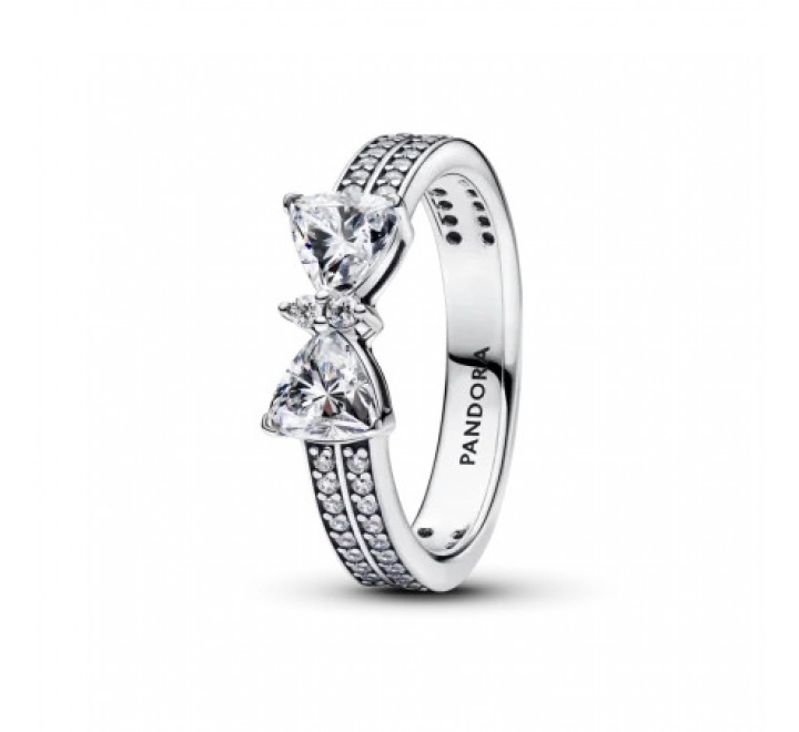 ANILLO PANDORA DOBLE LAZO BRILANTE 193552C01-50
