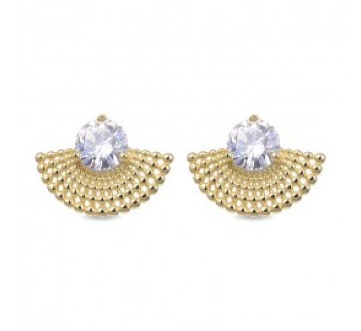 PENDIENTES LUXENTER EF089Y0000 PLATA CHAPADA SHEMI