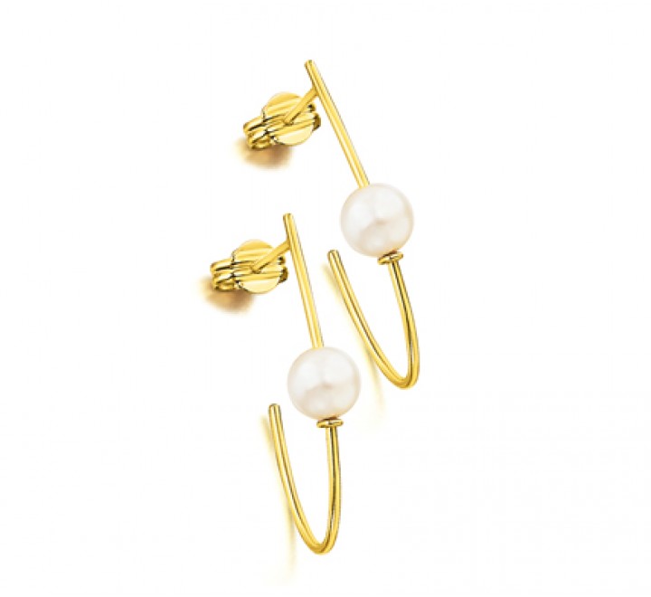 PENDIENTES ORO LECARRE CON PERLA GB099OA.00