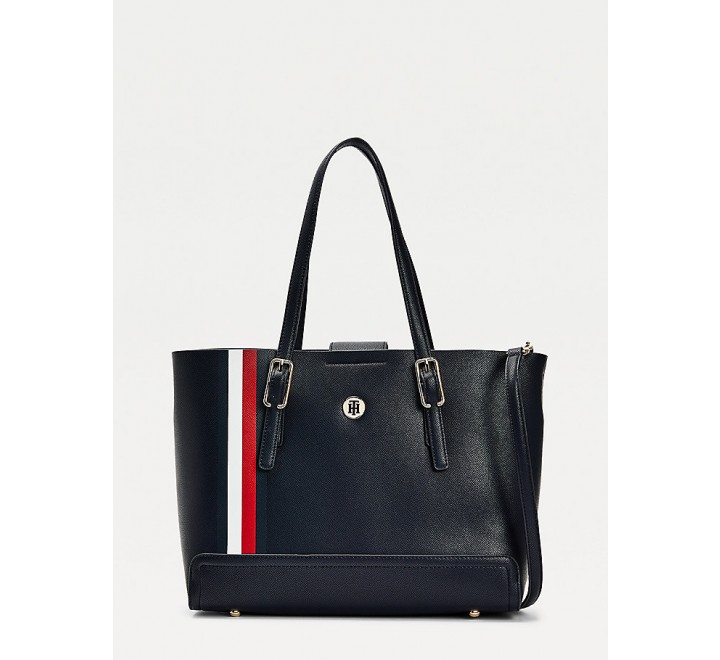BOLSO TOMMY HILFIGER AZUL HONEY MED TOTE CORP AW0AW09920 OGY