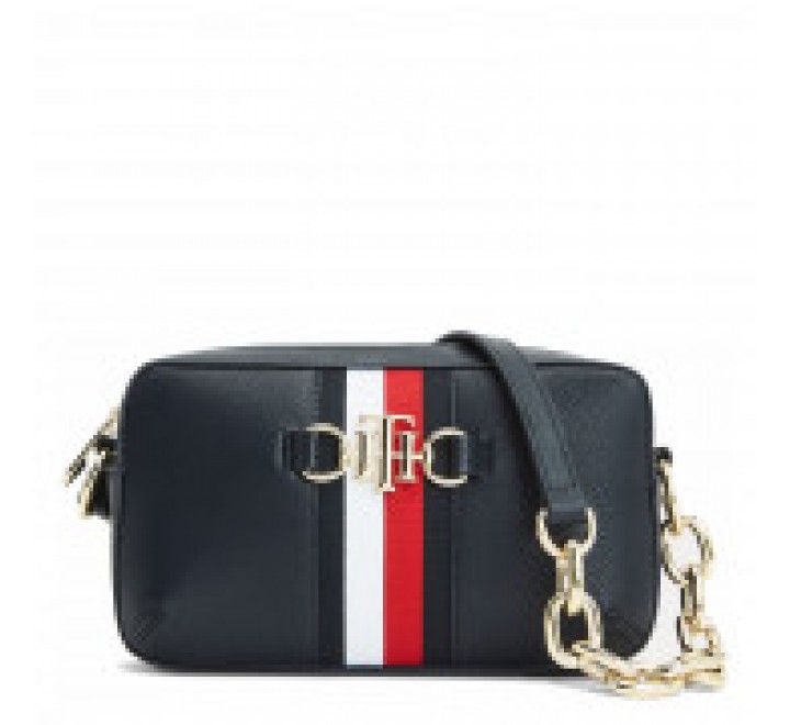 BANDOLERA TOMMY HILFIGUER AZUL 22X13