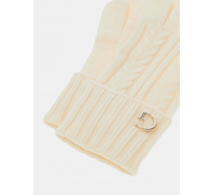 GUANTES GUESS DE PUNTO BLANCO TALLA L WHI AW5382POL02