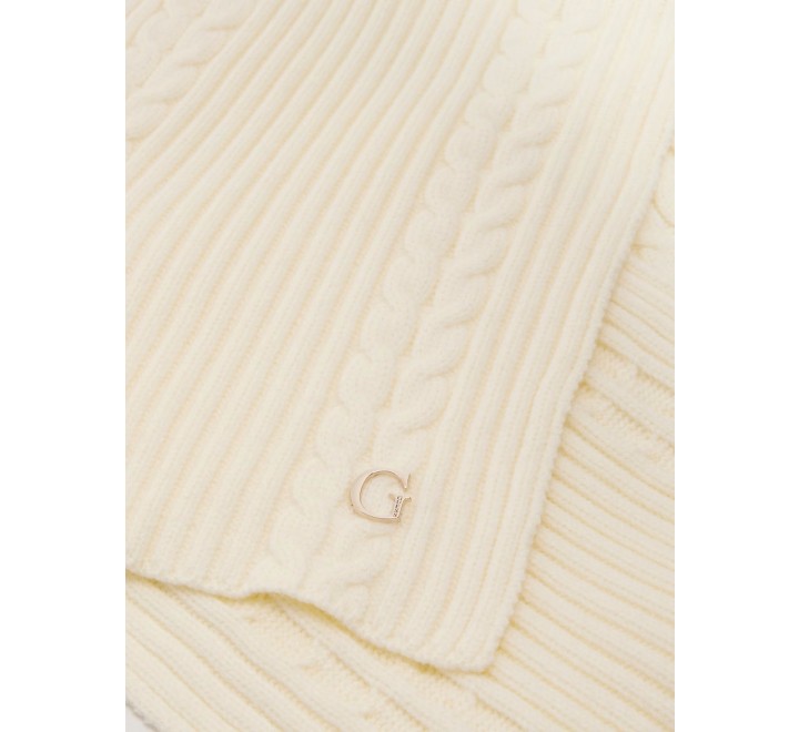 BUFANDA GUESS DE PUNTO BLANCO WHI AW5383POL03