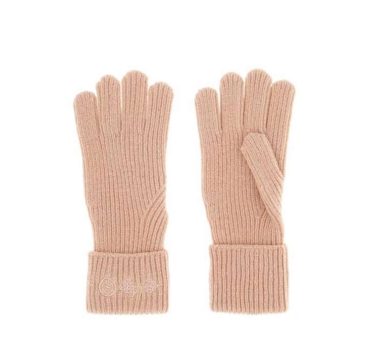 GUANTES GUESS DE PUNTO CRESIDIA TALLA L ROSA ROS AW5405POL02
