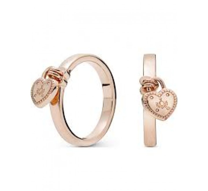 Anillo pandora corazon hot sale colgante