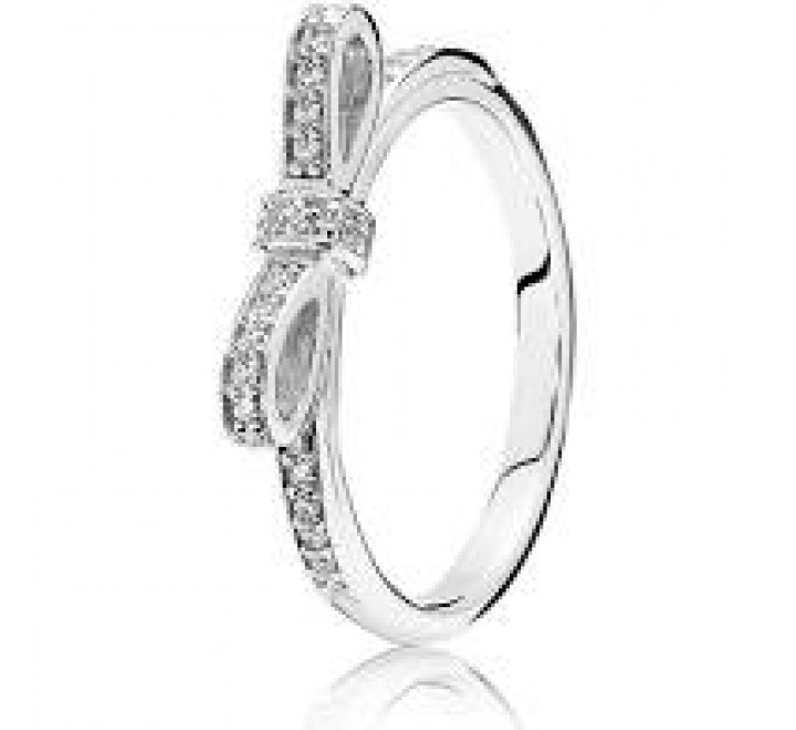 ANILLO PANDORA 190906CZ-52 PLATA LAZO CIRCONITAS