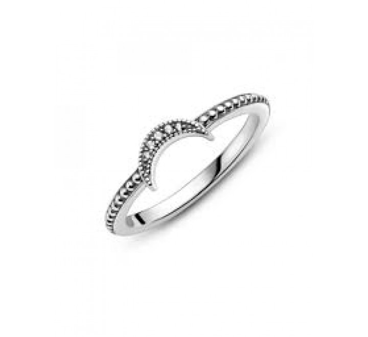 ANILLO PANDORA 199156C01-52  PLATA LUNA CIRCONITAS