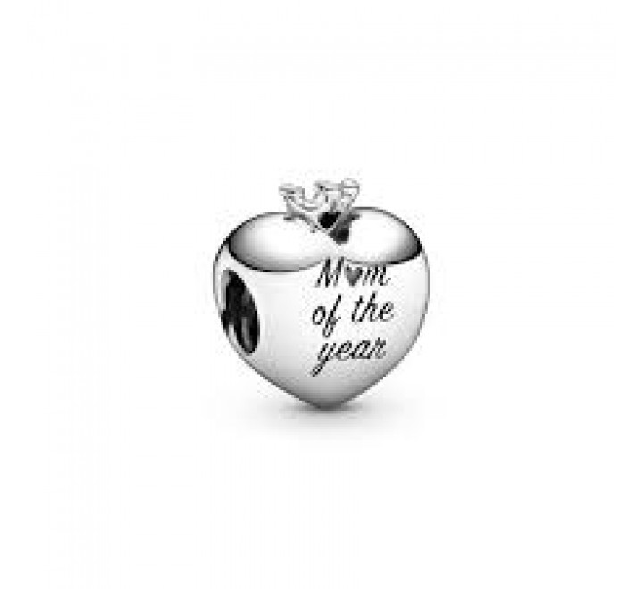 CHARMS PANDORA 798823C00 PLATA CORAZON MAMA DEL AÑO