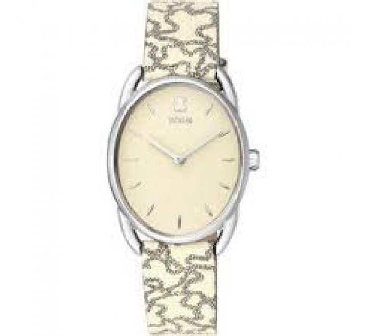 RELOJ TOUS 100350435 CORREA PIEL ESTAMPADA CAJA OVALADA