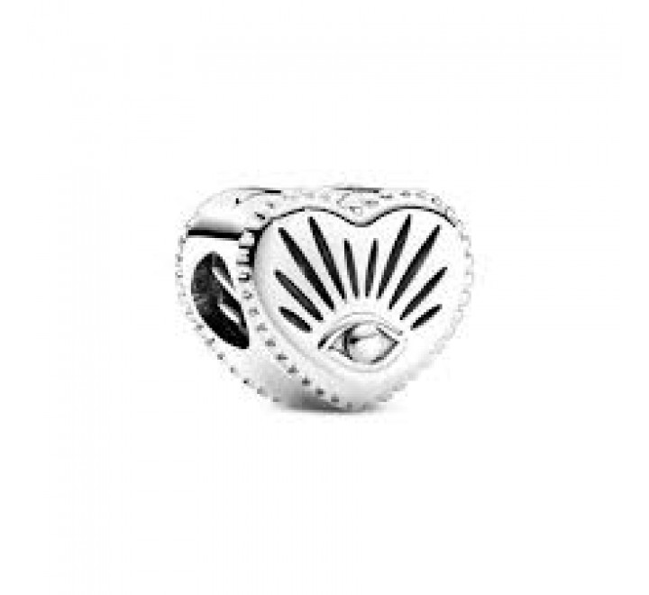 CHARMS PANDORA 799179C00 PLATA CORAZON OJO