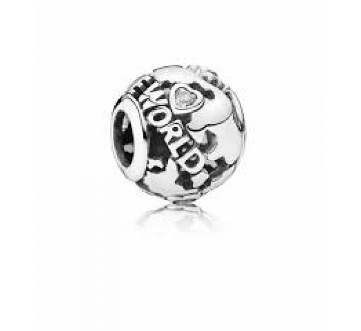 CHARMS PANDORA 791718CZ PLATA AROUND THE WORLD