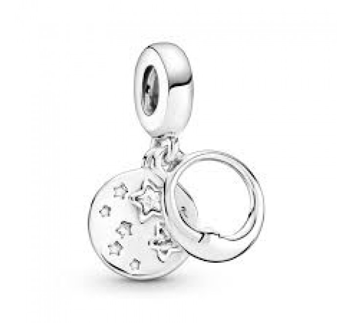 CHARMS PANDORA 799242C01 PLATA LUNA Y ESTRELLAS