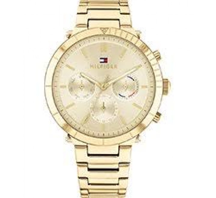 RELOJ TOMMY HILFIGER 1782350 ACERO DORADO ESFERA DORADA